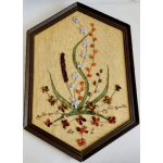 Wandversiering met halfedelstenen en/of edelstenen